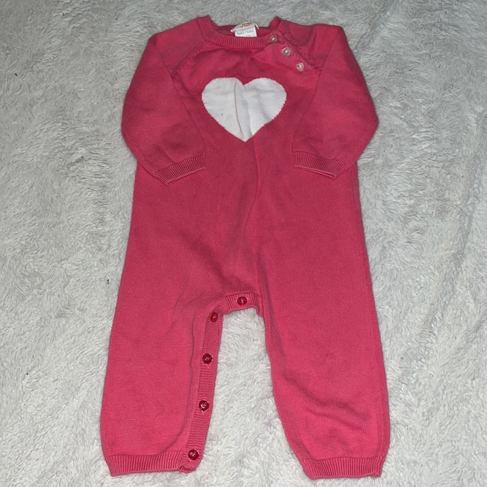 joe fresh 6-12 months knit footie/ sleeper